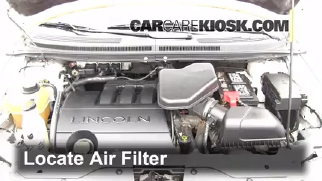 2007 Lincoln MKX 3.5L V6 Air Filter (Engine) Replace